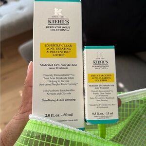 Kiehl's Acne Treatment Lotion and Acne Clearing Solution